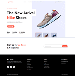 Nike Landing Page